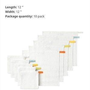 10-pk IKEA KRAMA towels bath bathroom washcloths